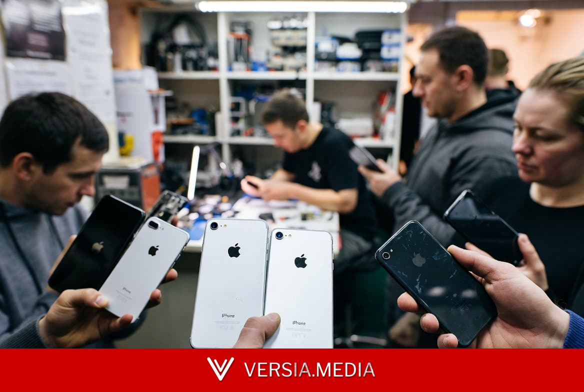 В ремонт приносят даже iPhone 4. Россияне стали вдвое чаще ремонтировать старые смартфоны и ноутбуки вместо покупки новых, согласно «М.Видео»