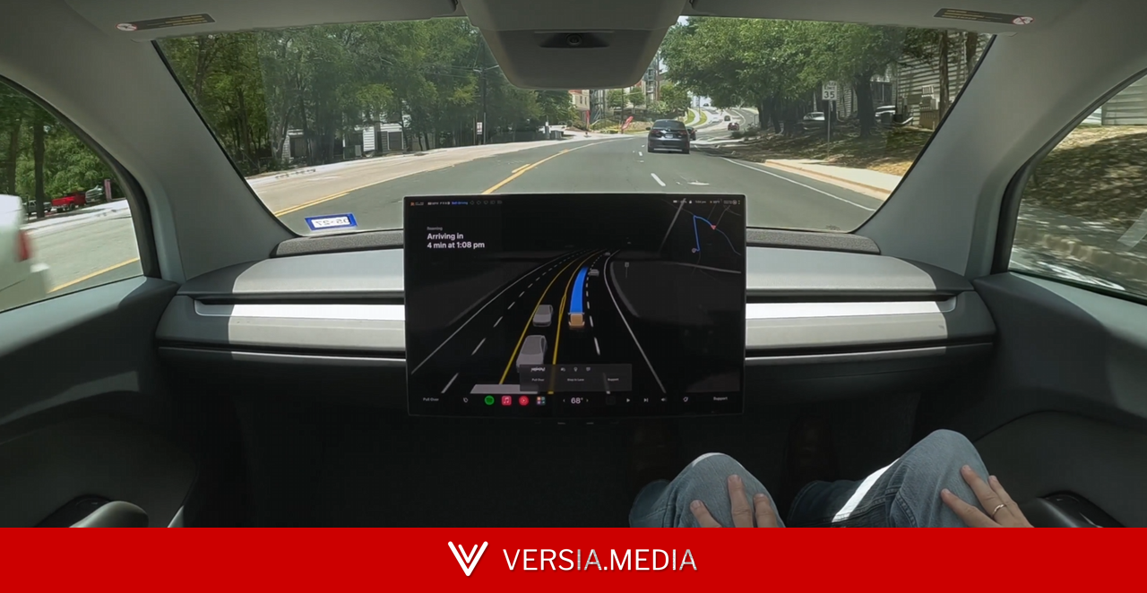 Совершенно новые Tesla Cybercab без руля и педалей уже выехали на дороги общего пользования