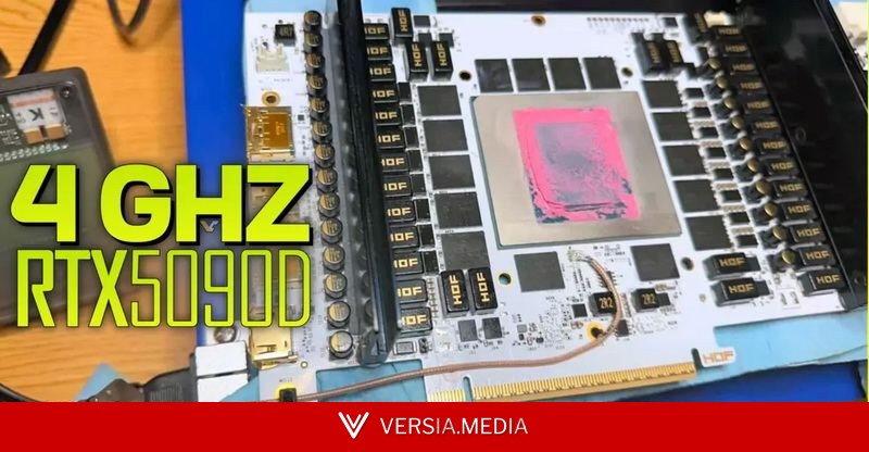 GeForce RTX 5090D стала первой видеокартой Blackwell, чей GPU покорил 4 ГГц