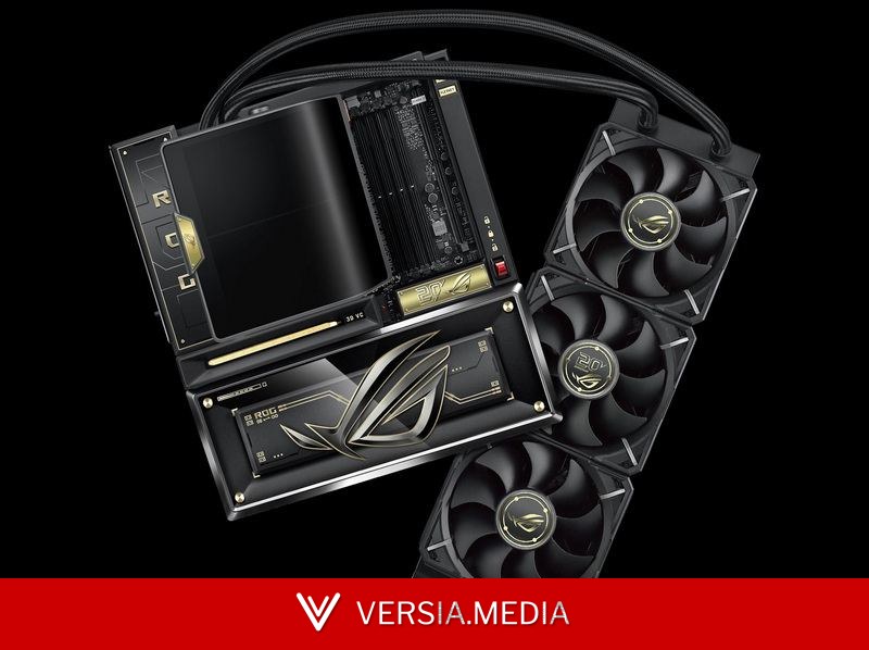 Полный комплект комплектующих и аксессуаров Asus ROG 20th Anniversary Collection Edition оценён в $16 580 в Китае