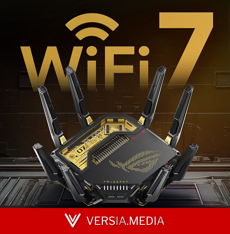 Wi-Fi 7, 10-гигабитные порты и суммарная скорость до 13 000 Мбит. Представлен новый роутер Asus ROG Octopus 7