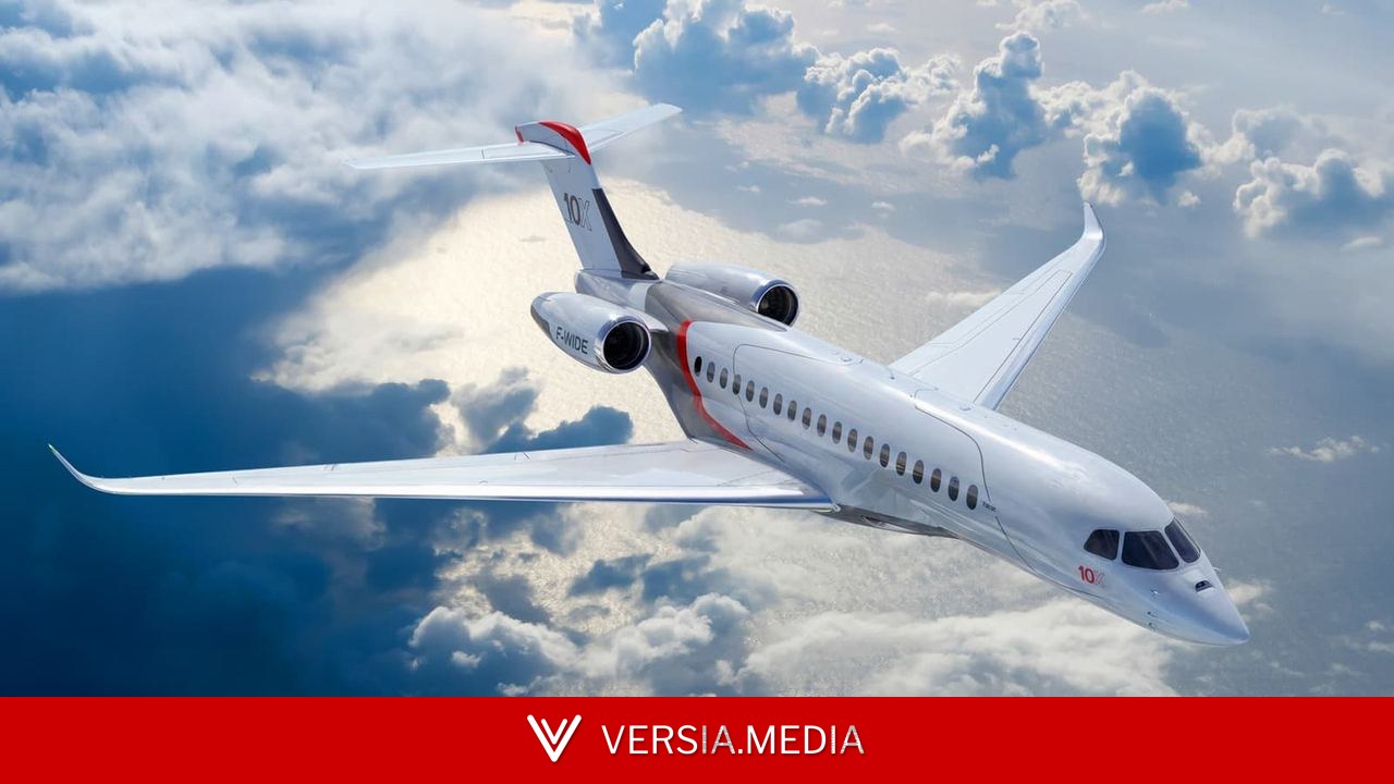 14 000 километров на скорости в 1000 км/ч: флагманский бизнес-джет Dassault Falcon 10X выйдет в 2029 году