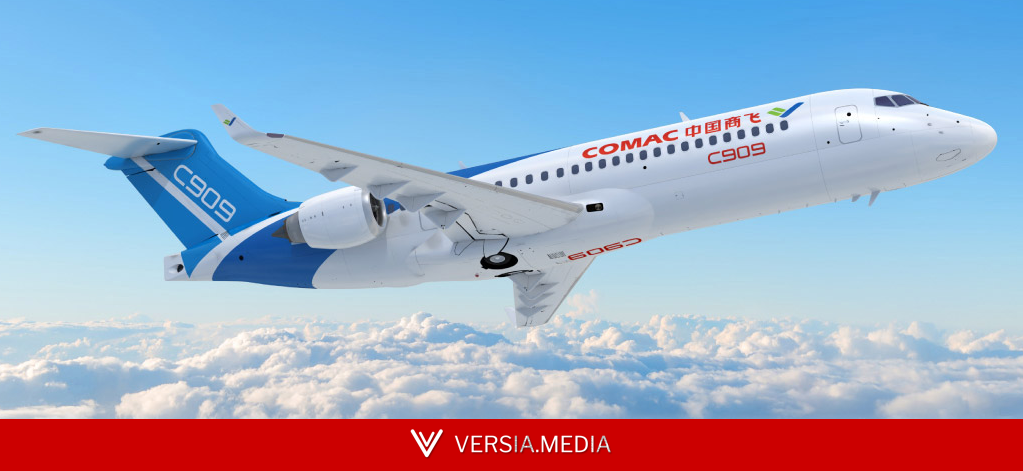 «Китайский Superjet» отмечает юбилей: за 10 лет выпущено 186 лайнеров COMAC C909, они перевезли больше 37 млн пассажиров