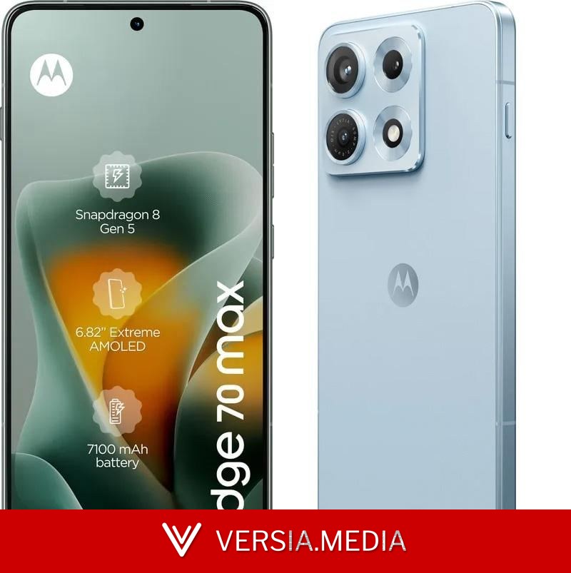 «Экстремальный» экран AMOLED, камера Sony и батарея 7100 мАч. Раскрыты характеристики Motorola Edge 70 Max