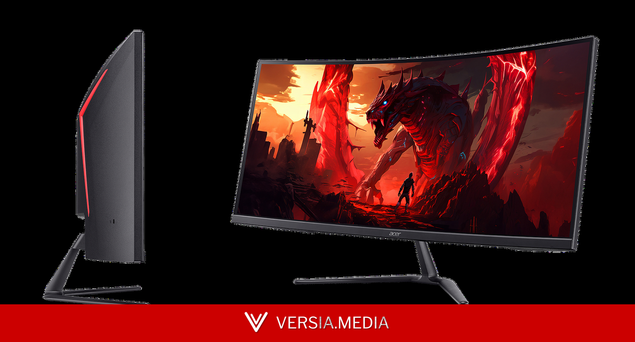 В продаже появились ультраширокие мониторы Acer Nitro ED340CUR X0 и W0 с частотой до 240 Гц