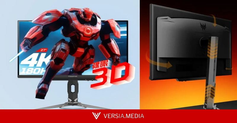 Acer выпустила безочковый 3D-монитор Predator XB273K 3D за $1100, но пока только в Китае