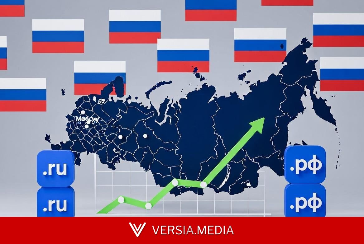 Число владельцев доменов в зонах ru и .рф увеличивается быстрее количества самих сайтов