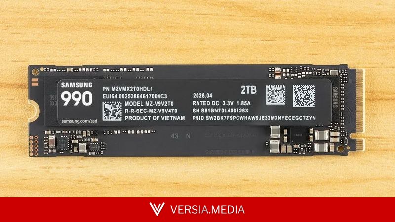 «Антикризисные» SSD Samsung 990 поступили в продажу — от $270 за 1 Тбайт