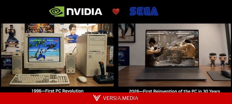 Nvidia переманила SEGA на Arm: игры японского издателя выйдут на RTX Spark, а первой станет Virtua Fighter Crossroads