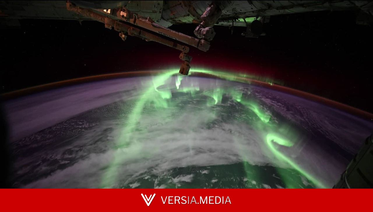 Астронавт ESA показала одно из самых впечатляющих полярных сияний, снятых с орбиты Земли