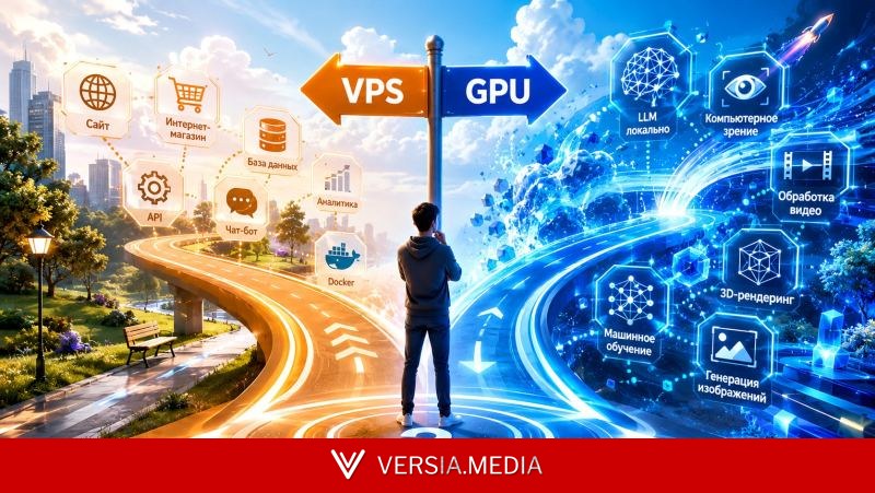 GPU-серверы в 2026 году: когда видеокарта окупается, а когда достаточно VPS