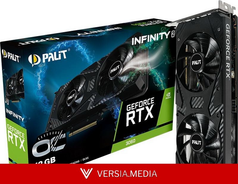 Palit представила видеокарту GeForce RTX 3060 Infinity 2 OC на пятилетнем GPU