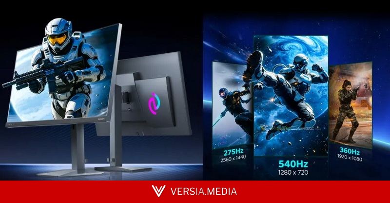 Philips анонсировала 27-дюймовые игровые мониторы Evnia M4 с тремя режимами работы: 1440p@275 Гц, 1080p@360 Гц и 720p@540 Гц