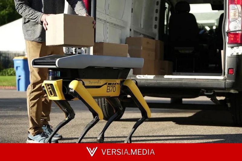 Робопсу Spot от Boston Dynamics нашли новую работу — теперь он доставляет посылки