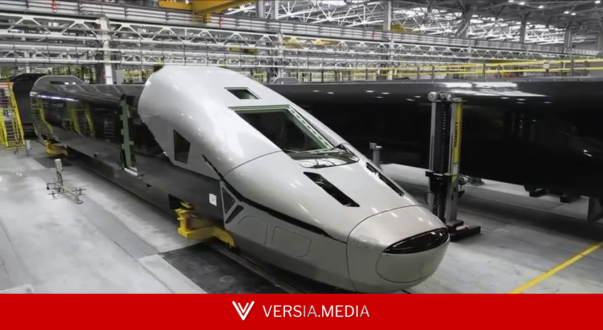И никакой Siemens не нужен: первый российский поезд, способный разгоняться до 400 км/ч, показали вживую