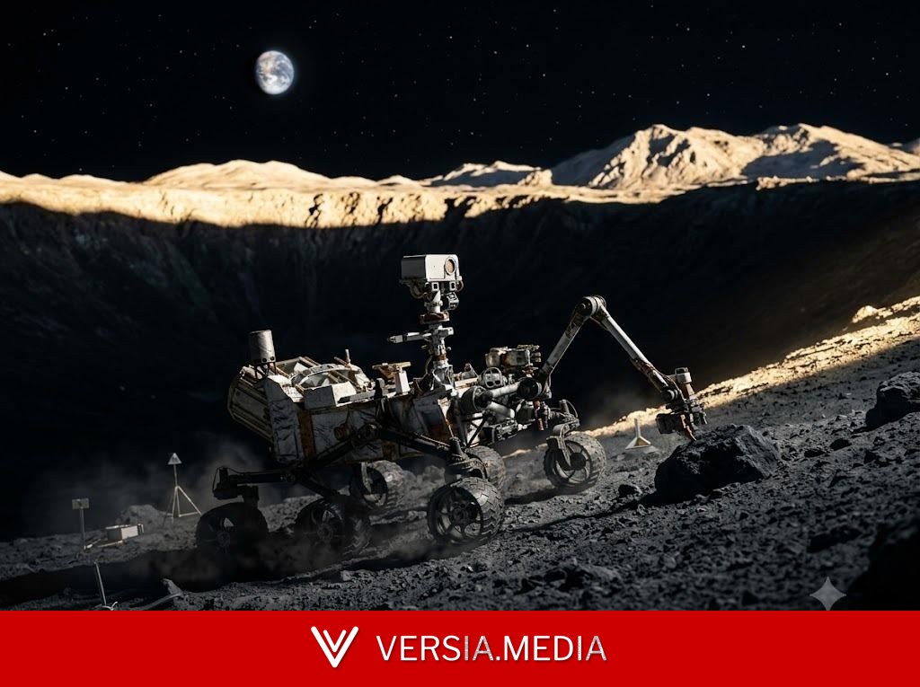Без приказов с Земли: ESA создает космических роботов с «физическим интеллектом» для темных кратеров Луны и планет